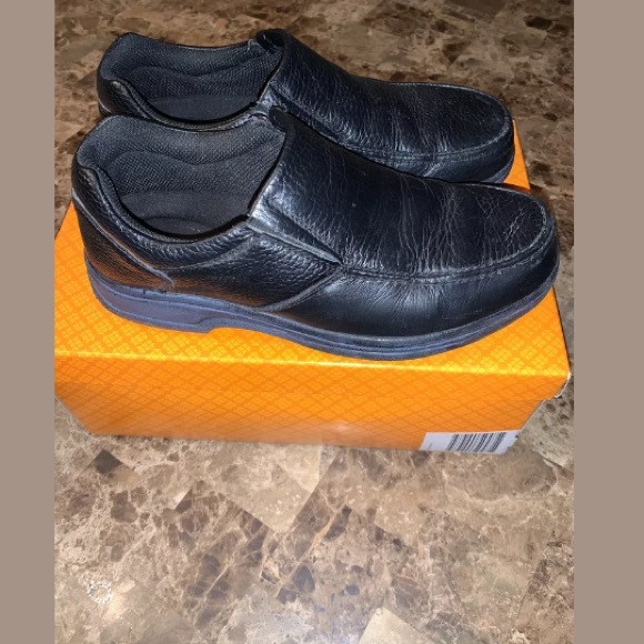 Safe T Step Slip Resistant Shoes, Black, Sz 6.5 - Picture 3 of 8